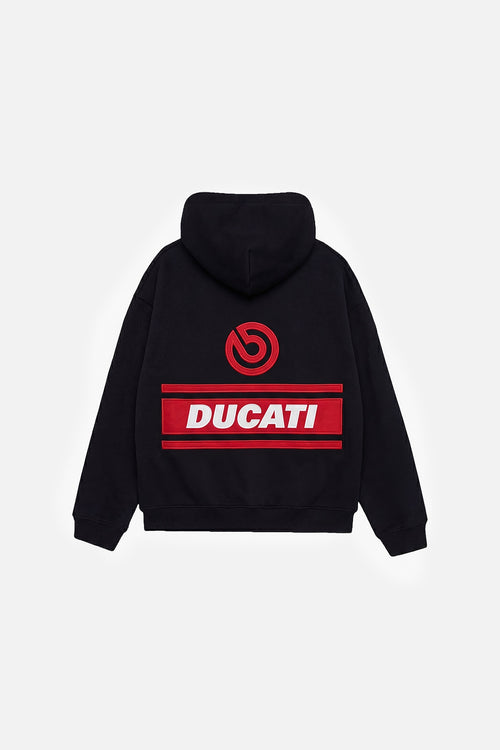 Ducati Corse Vintage Hoodie – Black