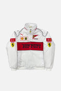Scuderia Ferrari Vintage Jacket – White & Red