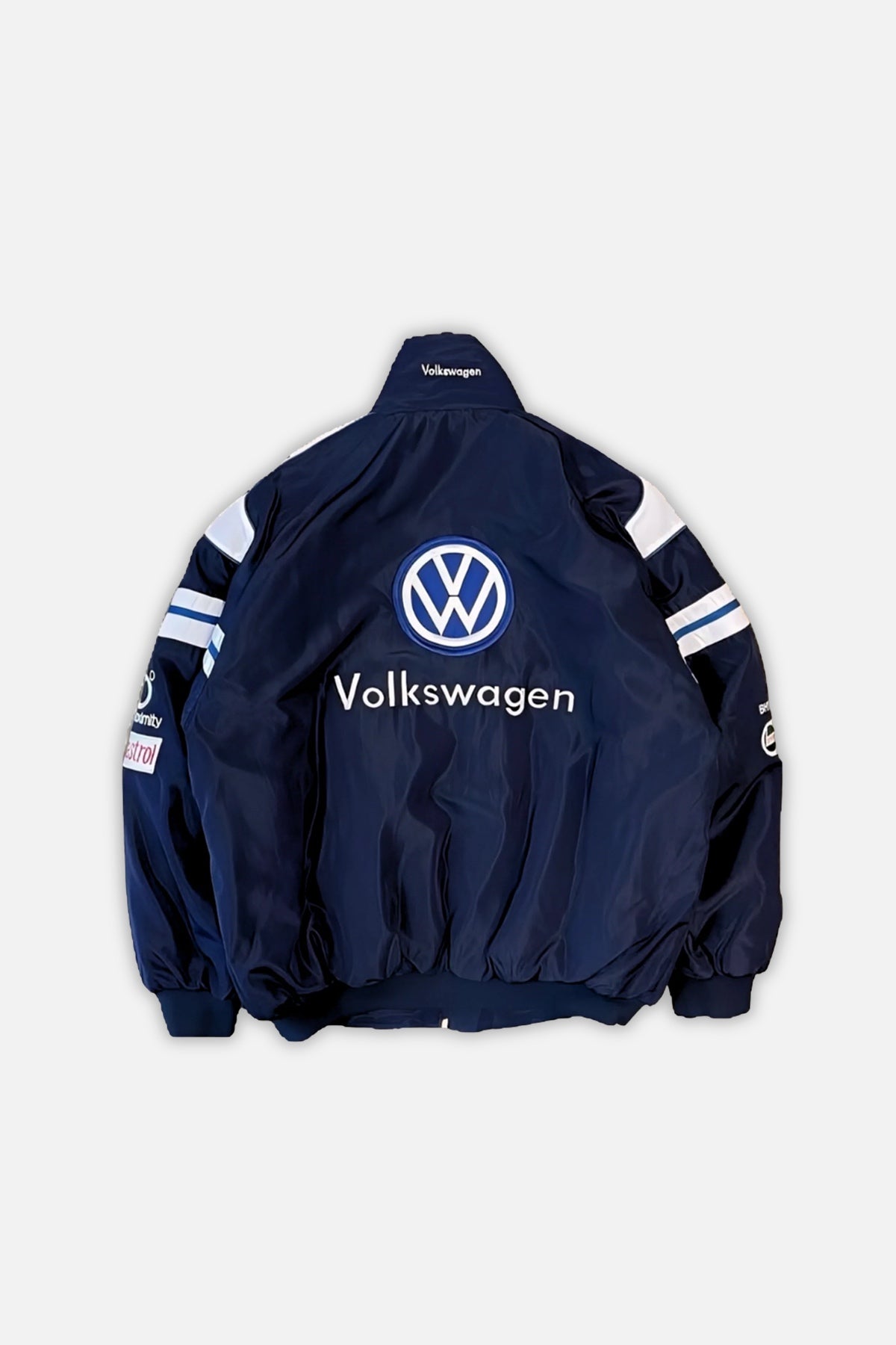 Volkswagen Motorsport Vintage Jacket – Navy Blue & White