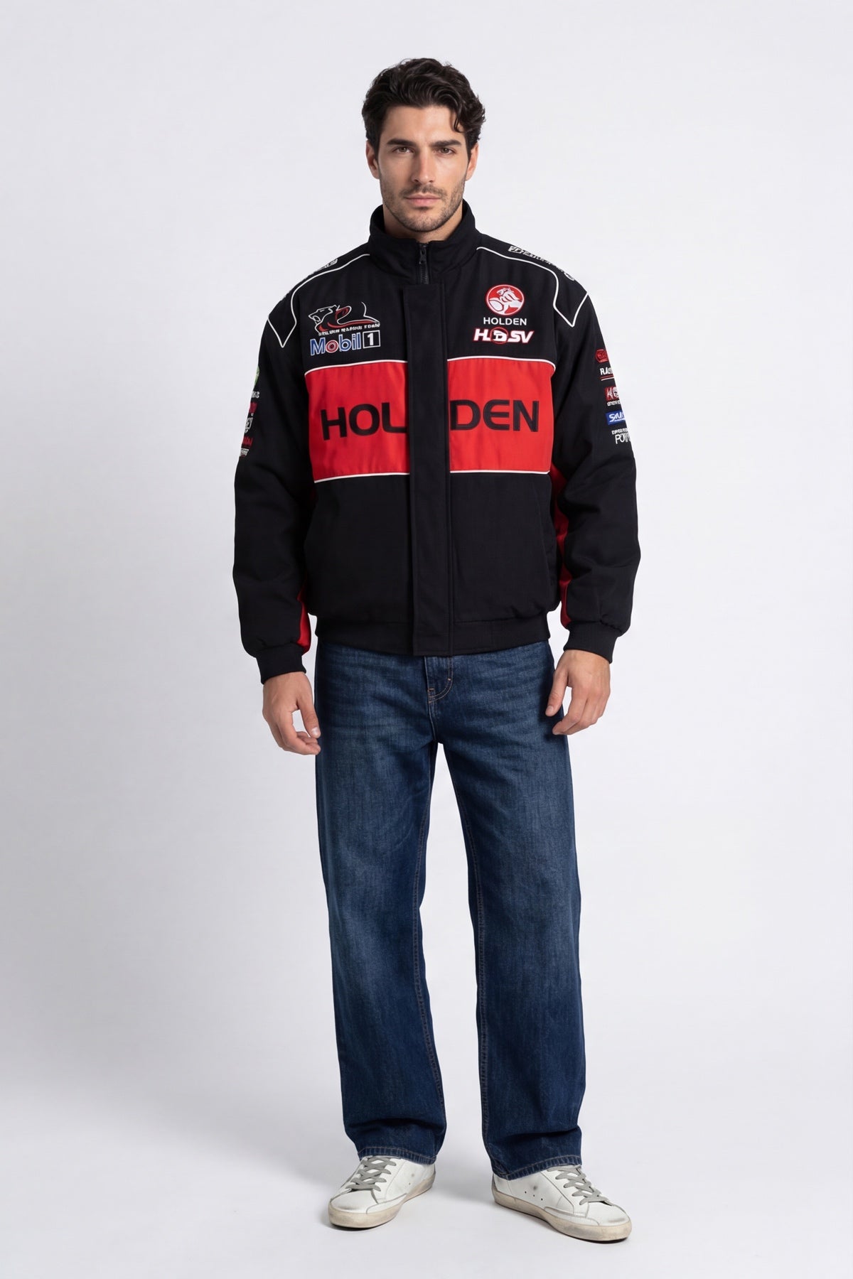 Holden Vintage Jacket – Black & Red