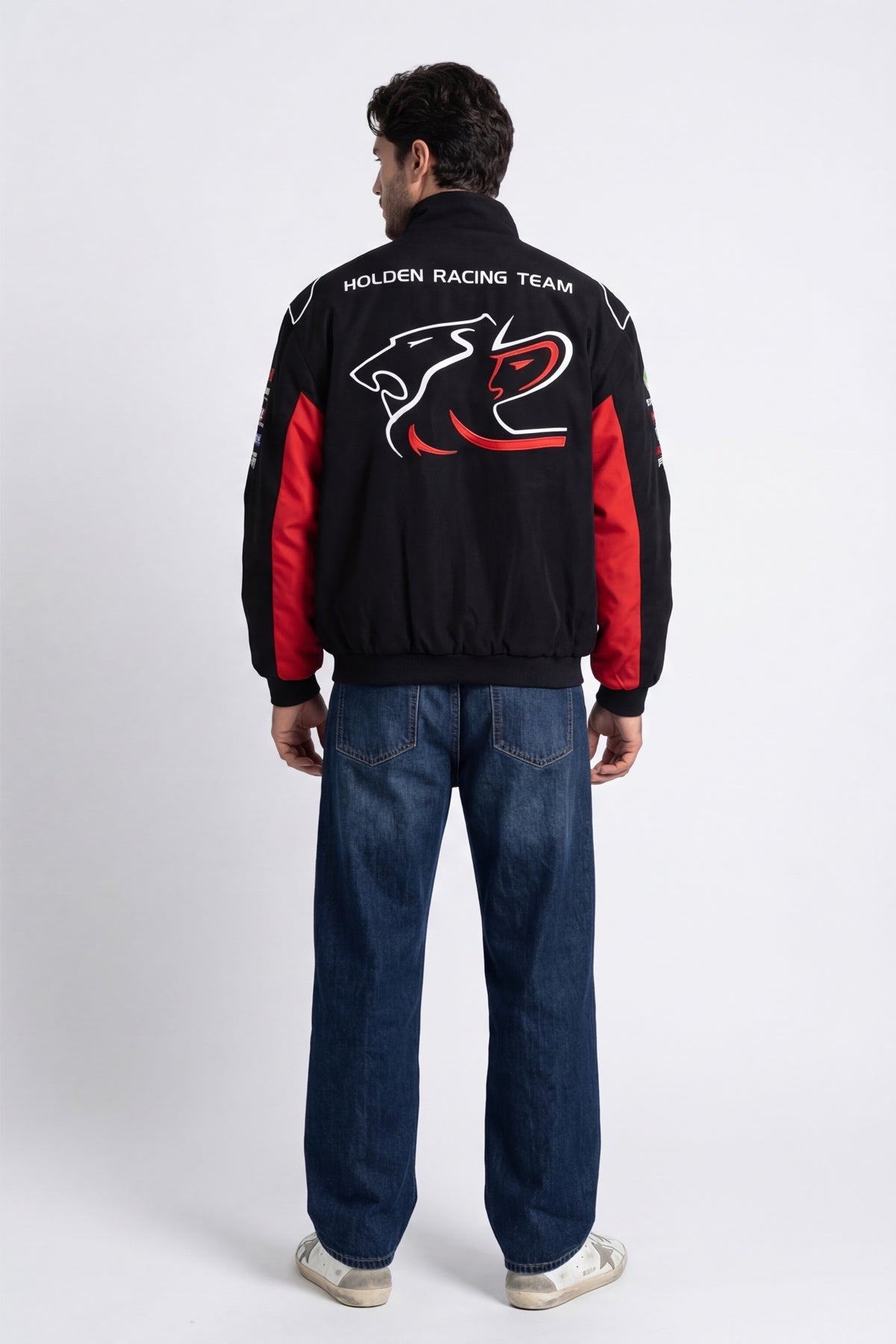 Holden Vintage Jacket – Black & Red