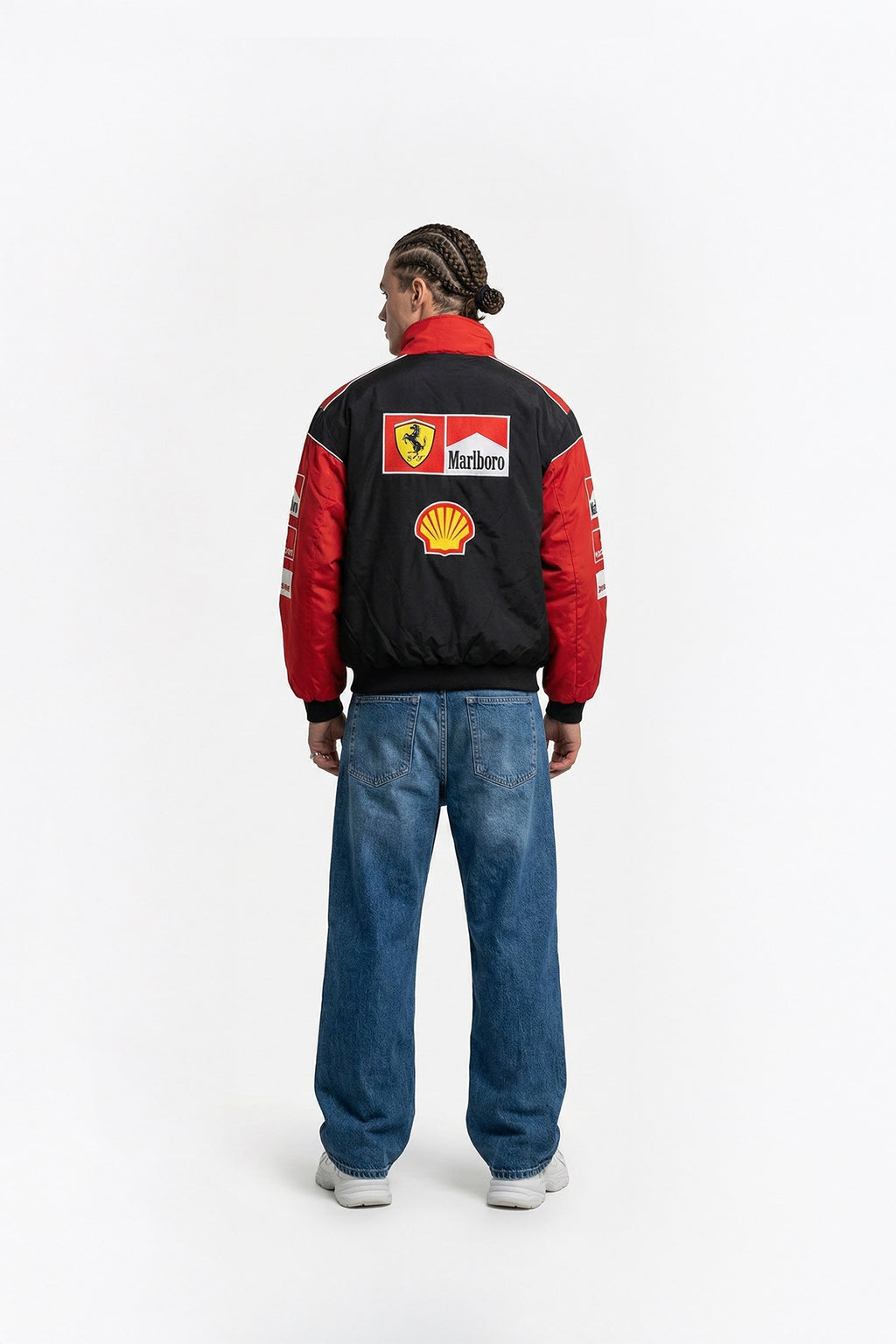 Scuderia Ferrari Marlboro Vintage Jacket – Black & Red