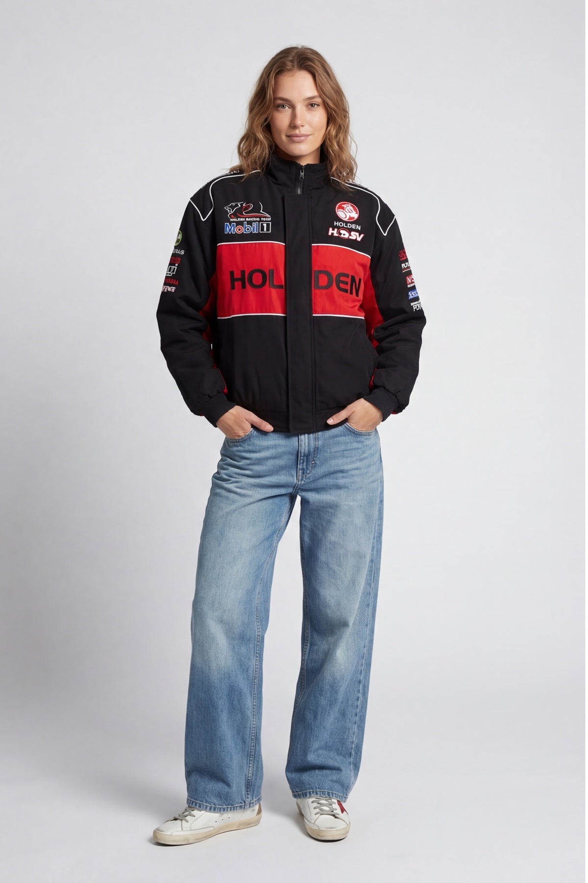 Holden Vintage Jacket – Black & Red