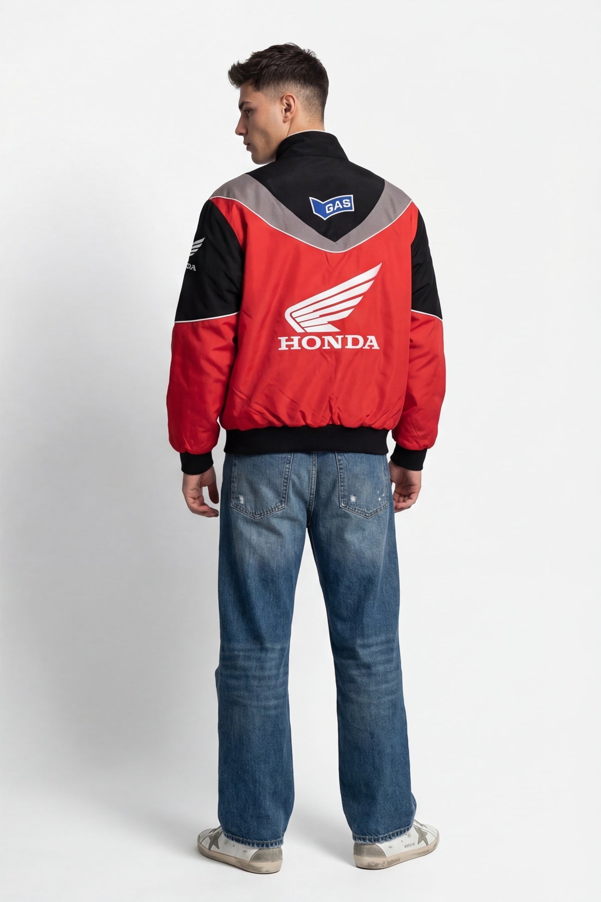 Honda Vintage Jacket – Black & Red