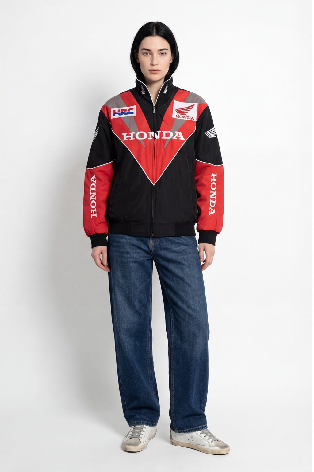 Honda Vintage Jacket – Black & Red