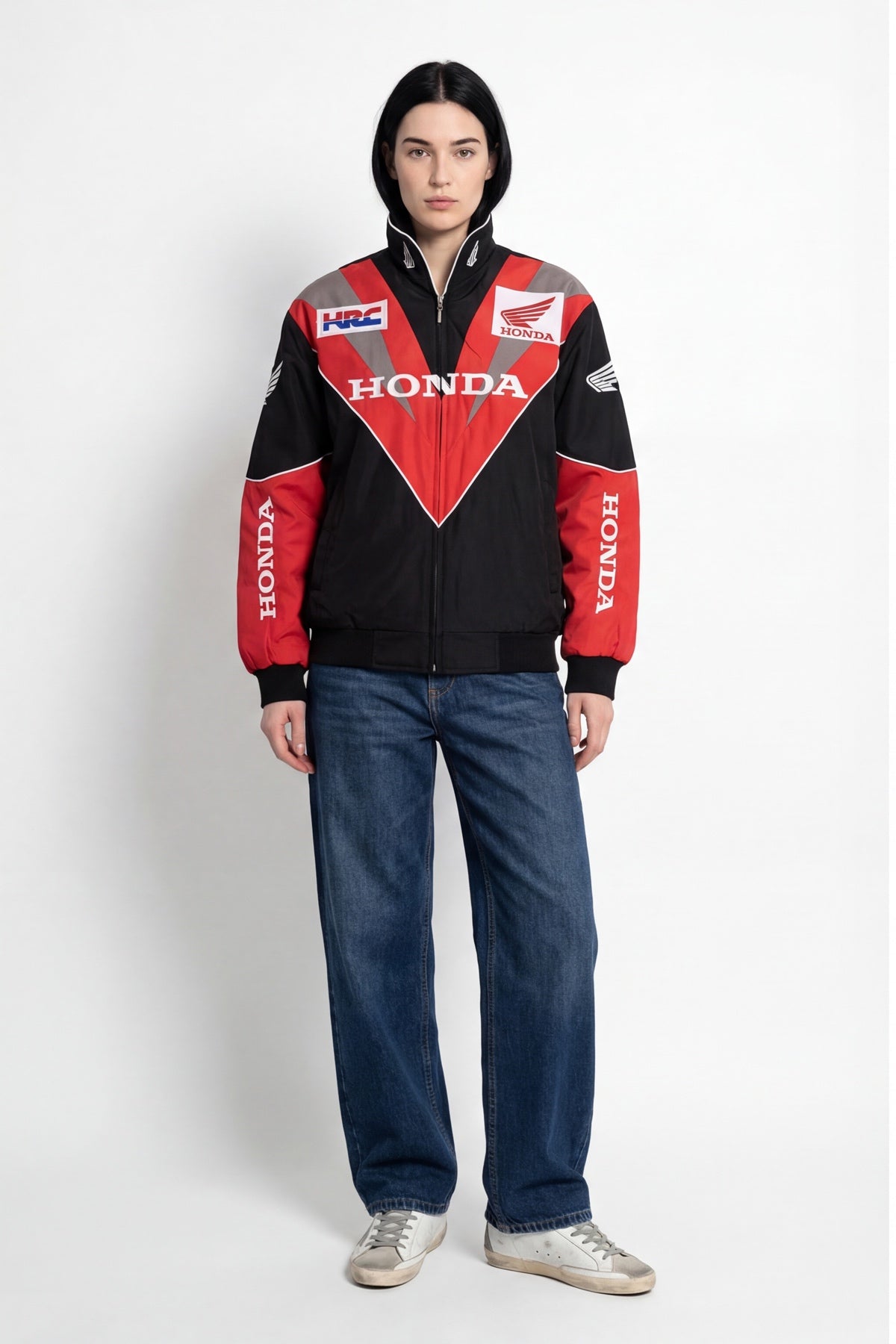 Honda Vintage Jacket – Black & Red