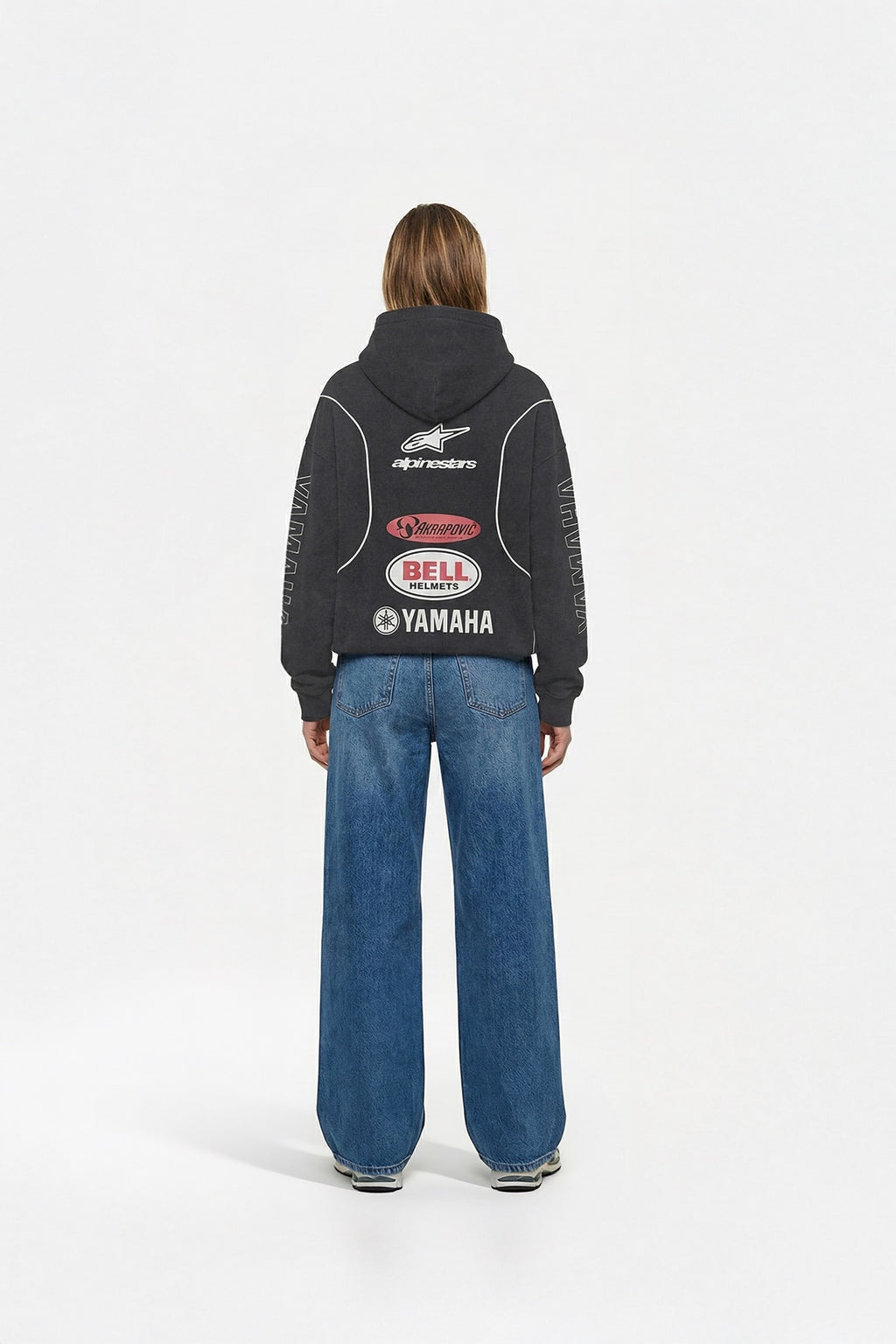 Yamaha x Alpinestars Vintage Hoodie – Black