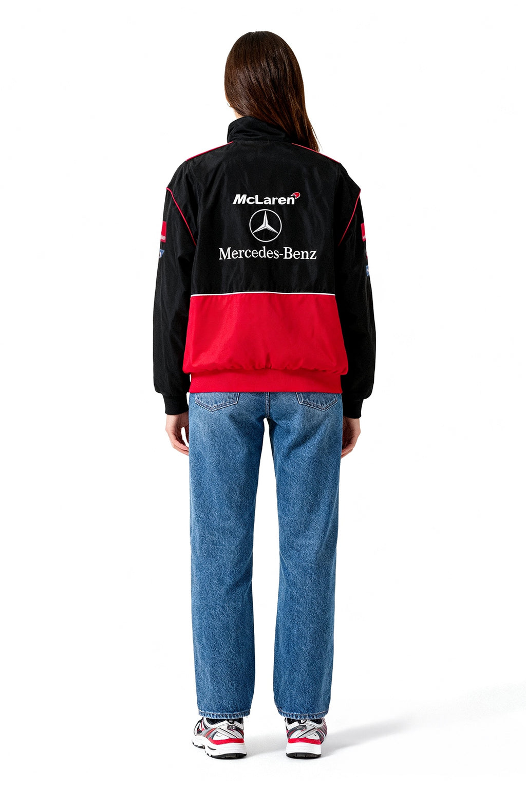 McLaren Mercedes Vintage Jacket – Black & Red