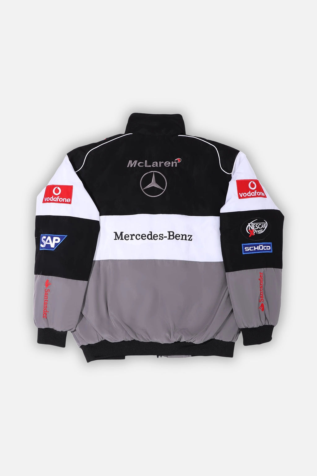 McLaren Mercedes Vintage Jacket – Black & Grey