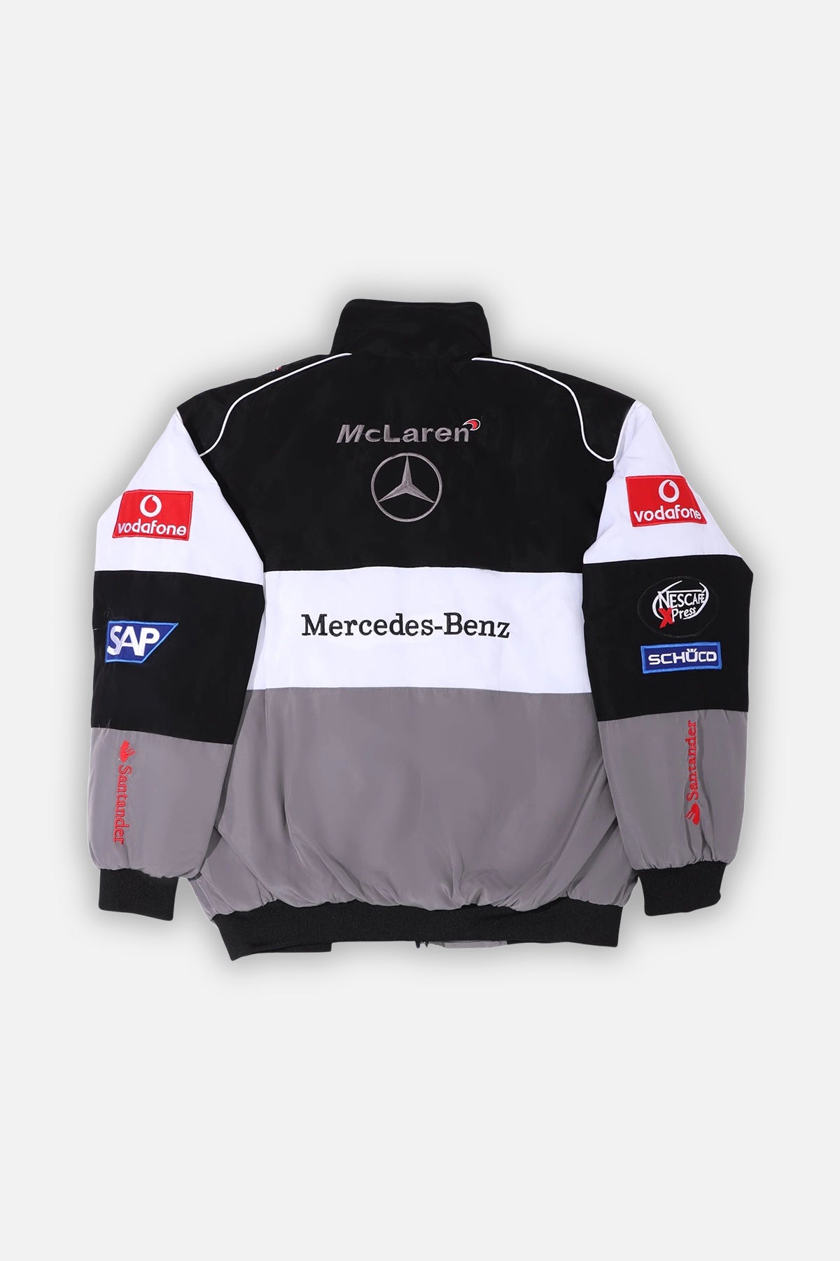 McLaren Mercedes Vintage Jacket – Black & Grey