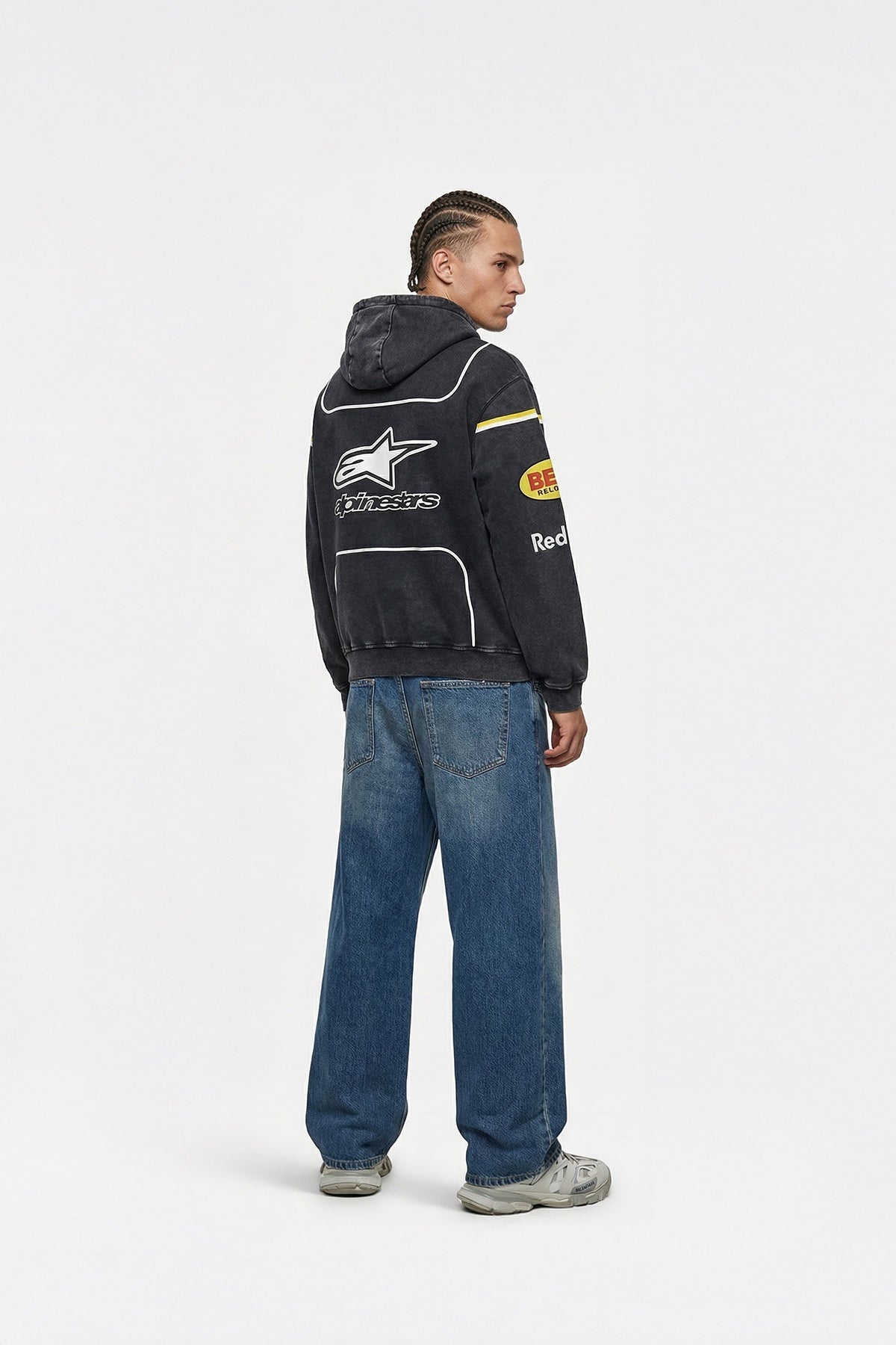 Red Bull x Alpinestars Vintage Hoodie – Contrast Piping