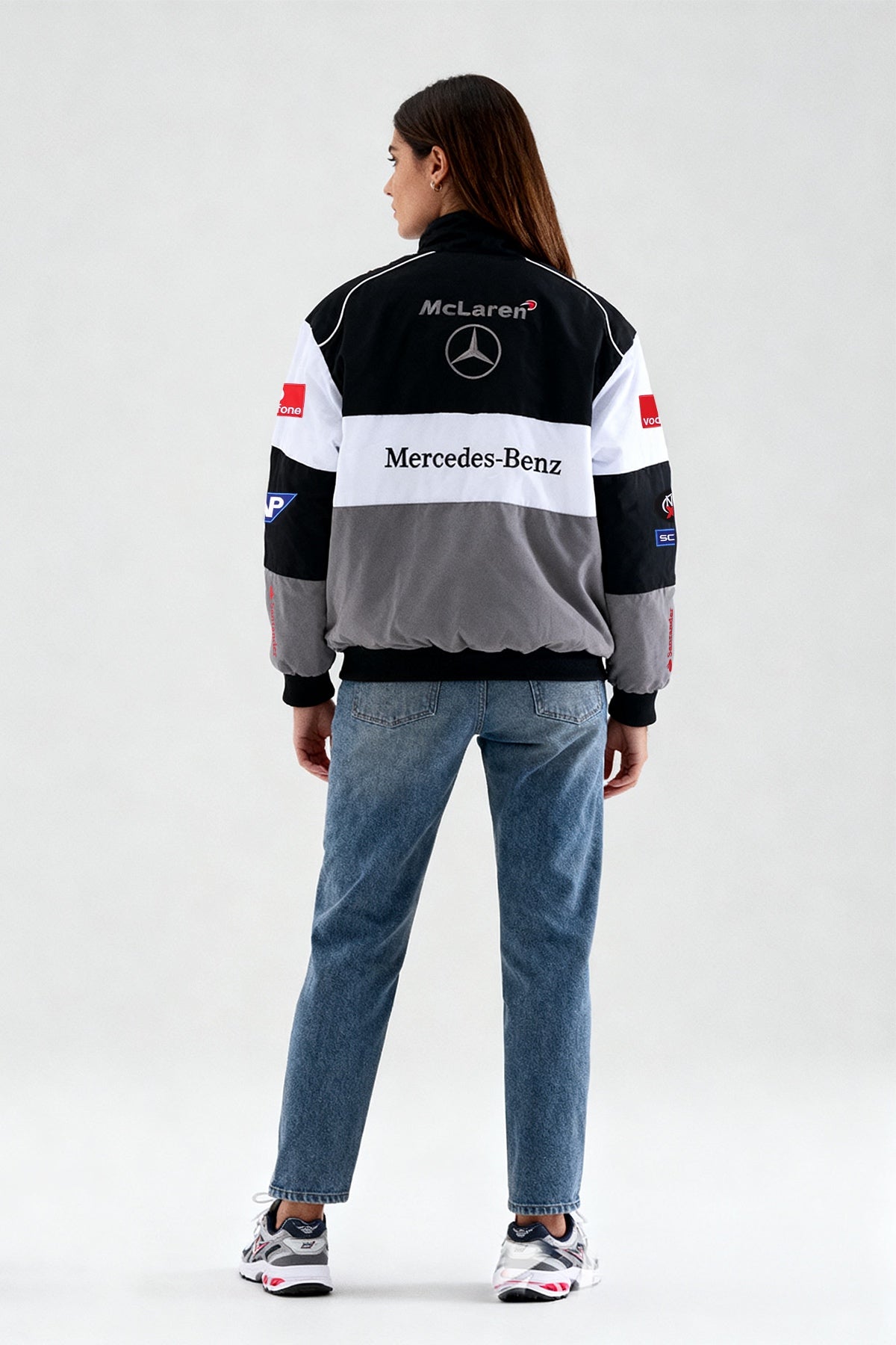McLaren Mercedes Vintage Jacket – Black & Grey