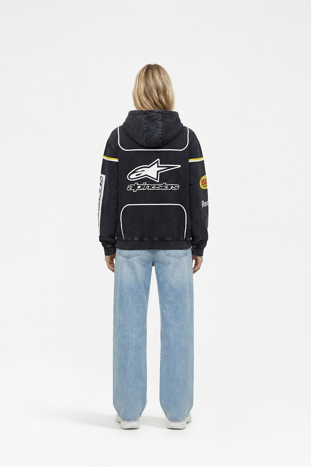 Red Bull x Alpinestars Vintage Hoodie – Contrast Piping