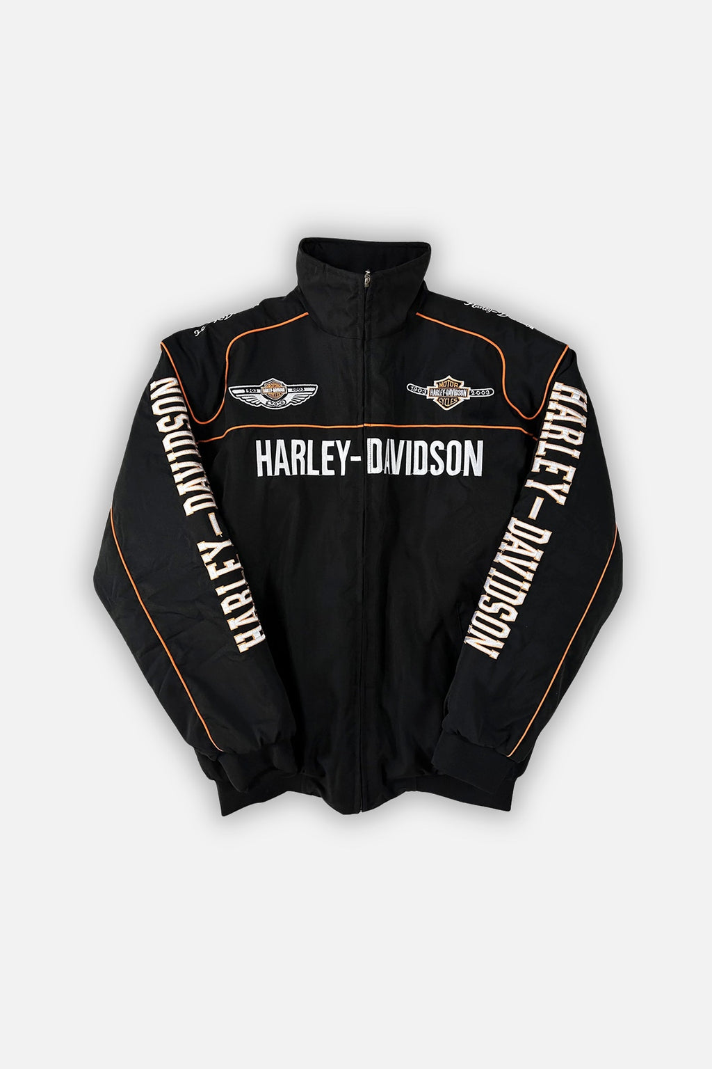 Harley-Davidson 100th Anniversary Vintage Jacket – Black & Orange