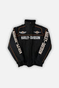 Harley-Davidson 100th Anniversary Vintage Jacket – Black & Orange