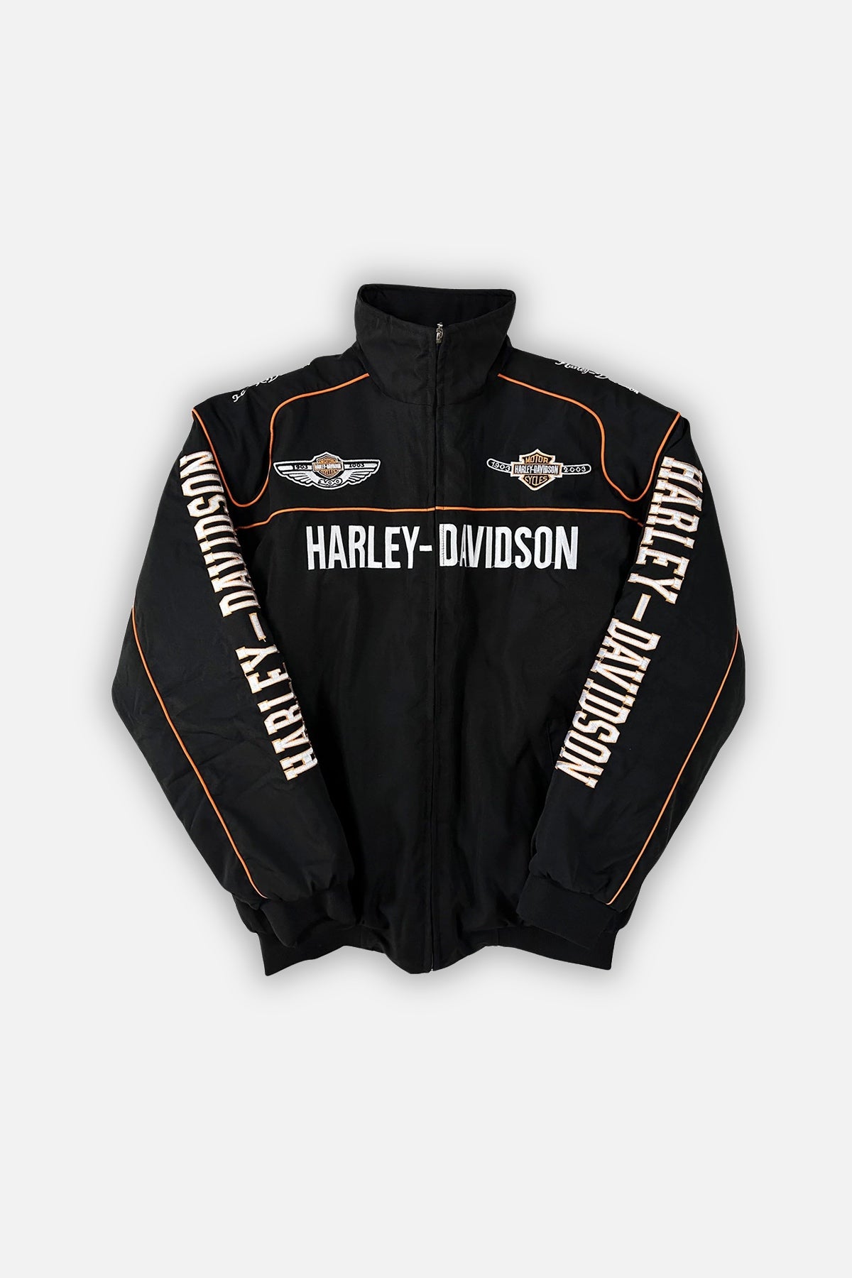 Harley-Davidson 100th Anniversary Vintage Jacket – Black & Orange