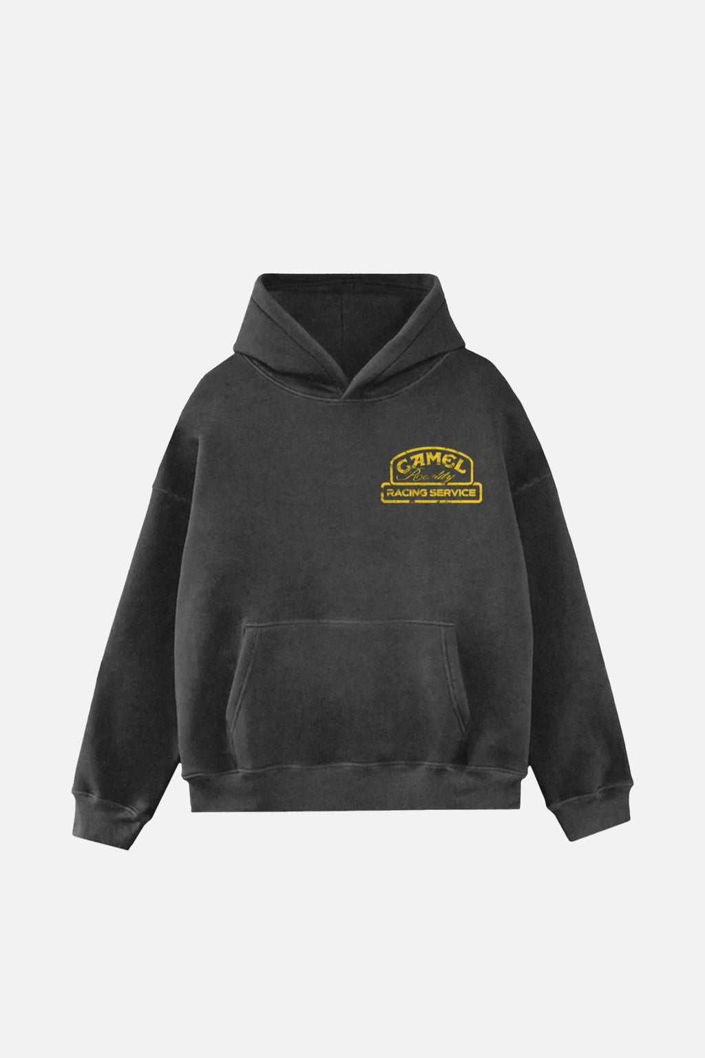 Camel Service Vintage Hoodie – Black