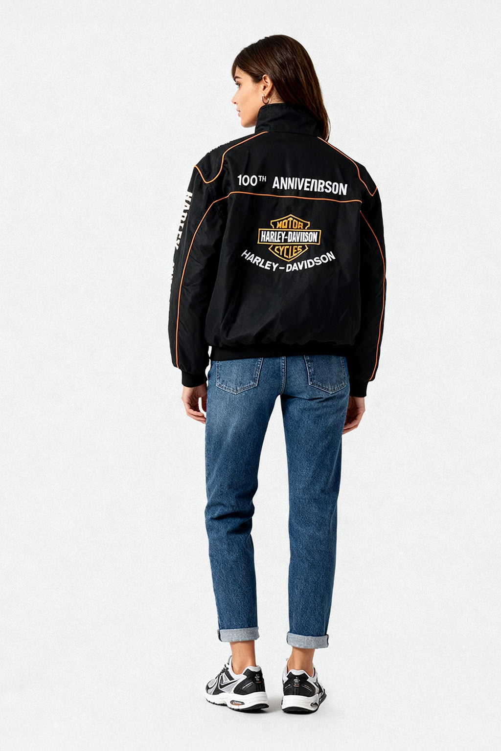 Harley-Davidson 100th Anniversary Vintage Jacket – Black & Orange