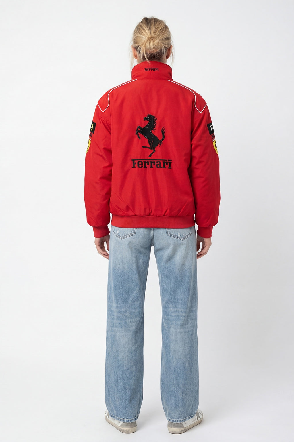 Scuderia Ferrari Vintage Jacket – Red & White