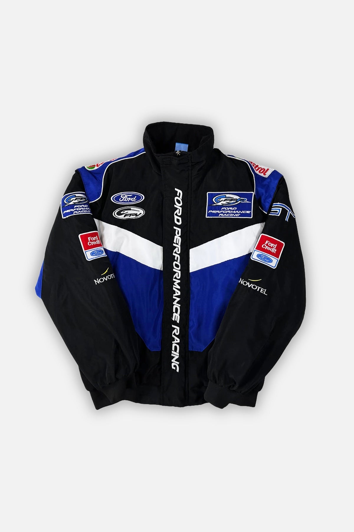 Ford Performance Vintage Jacket – Black & Royal Blue