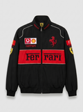 Scuderia Ferrari Vintage Jacket – Black & Red Cavallino