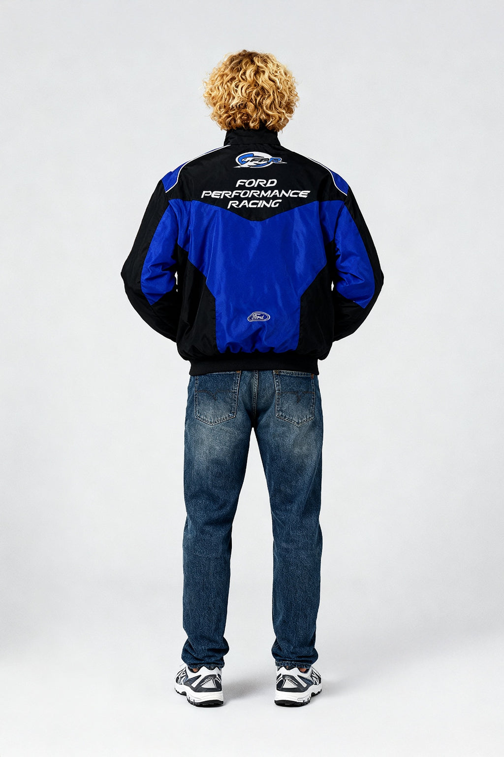 Ford Performance Vintage Jacket – Black & Royal Blue