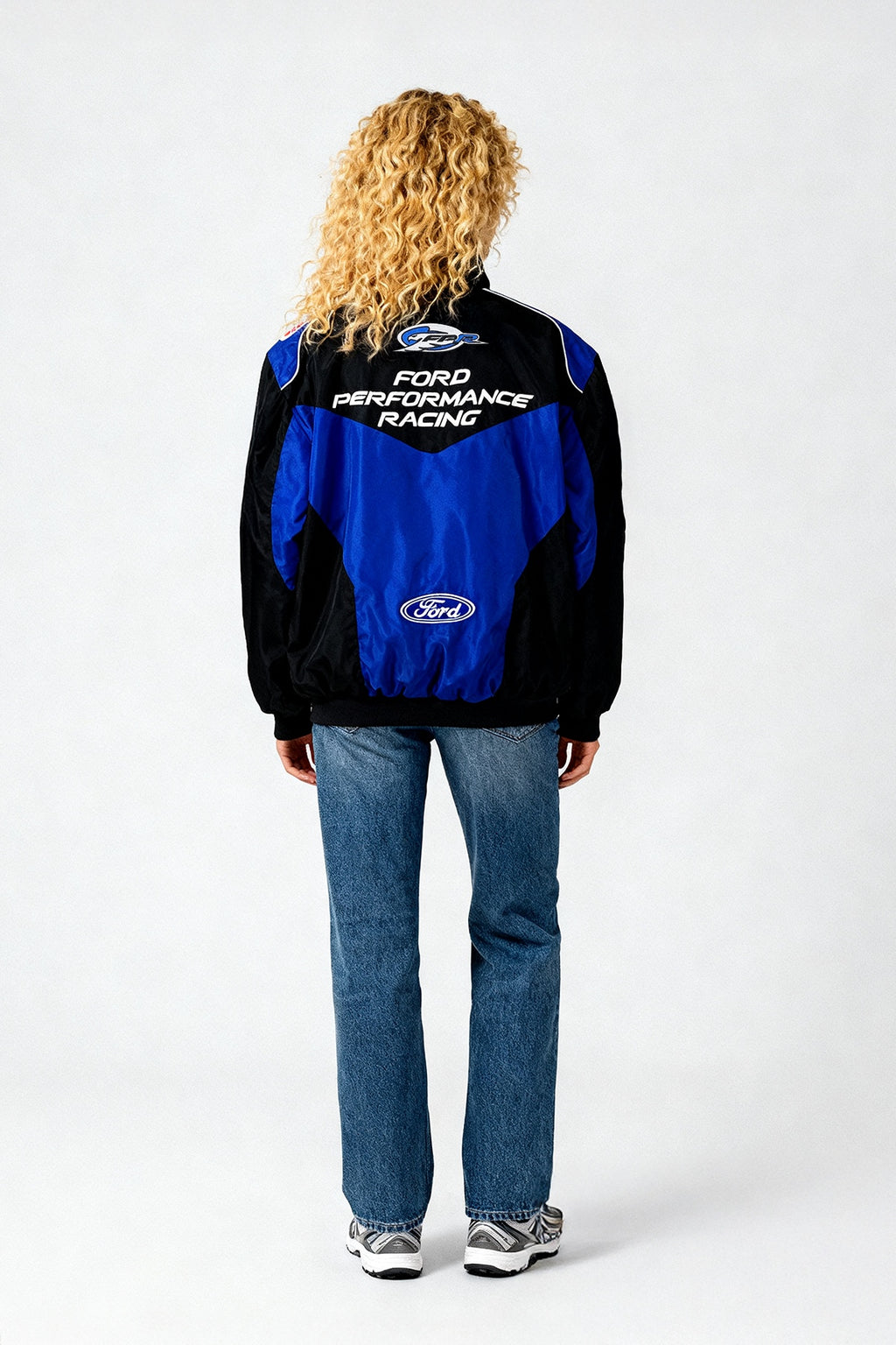 Ford Performance Vintage Jacket – Black & Royal Blue