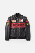 Scuderia Ferrari Vintage Jacket – Stealth Black & Red