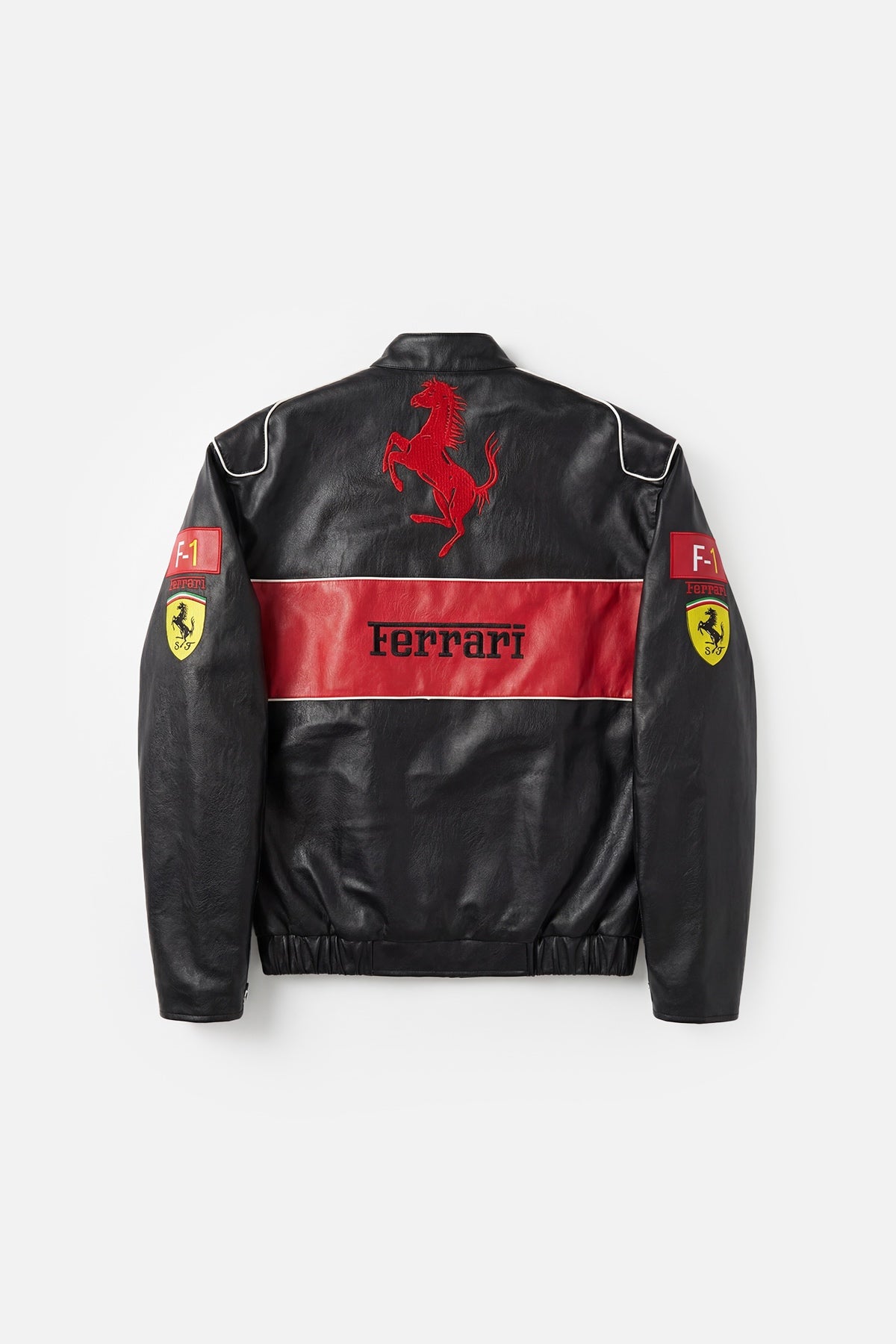 Scuderia Ferrari Vintage Jacket – Stealth Black & Red