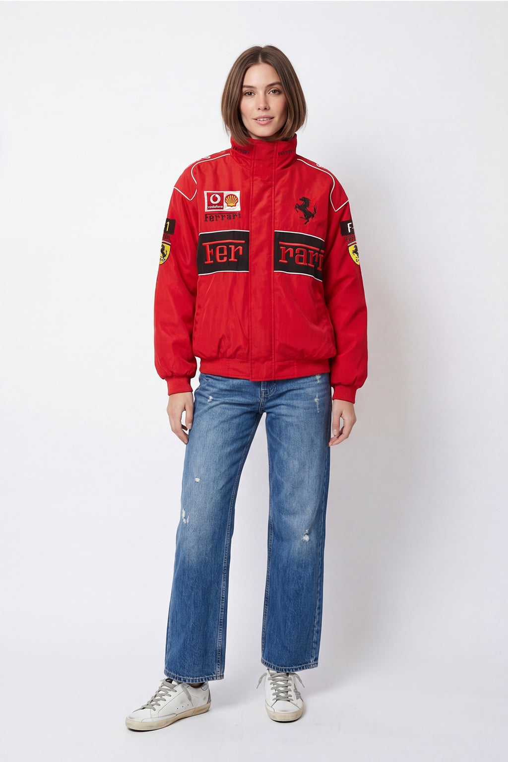 Scuderia Ferrari Vintage Jacket – Red & Black