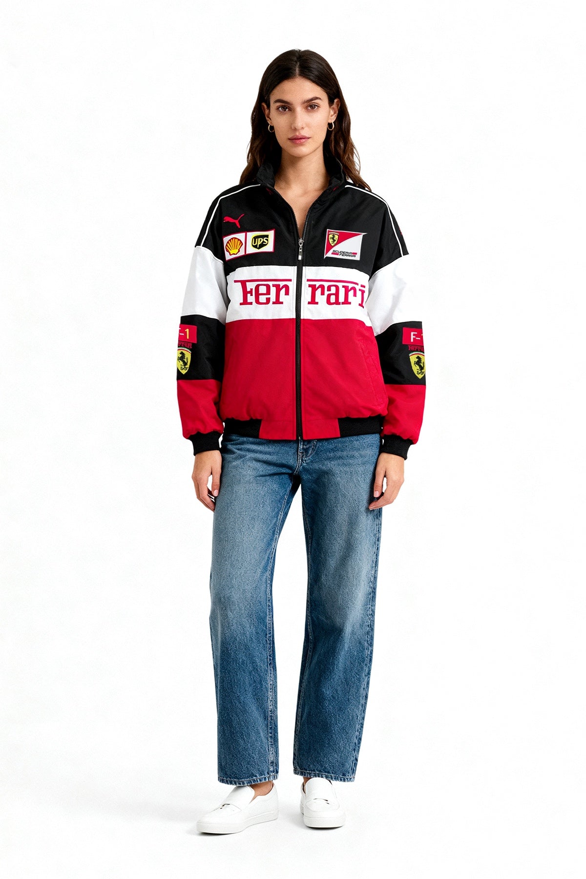Scuderia Ferrari Vintage Jacket – Tricolor
