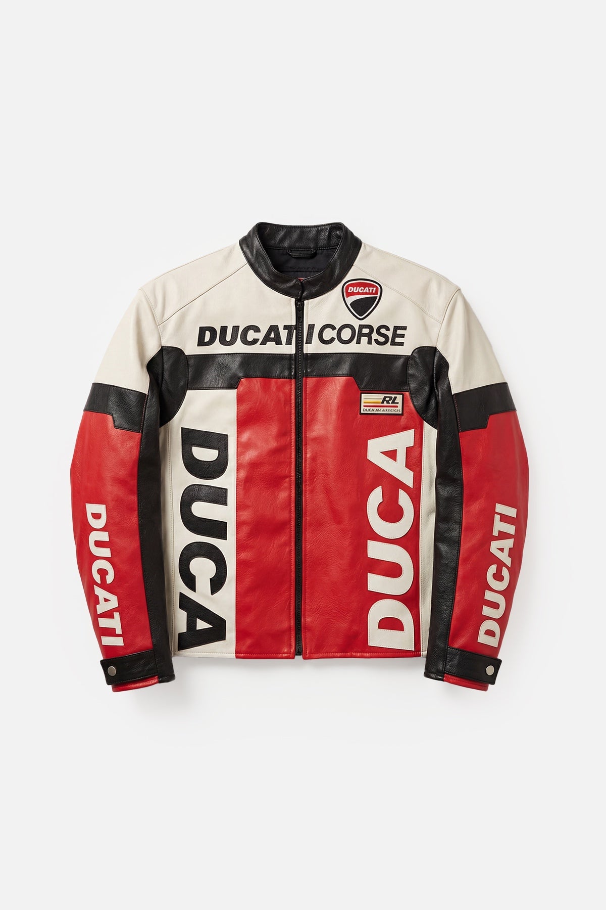 Ducati Corse Vintage Jacket – Red, White & Black
