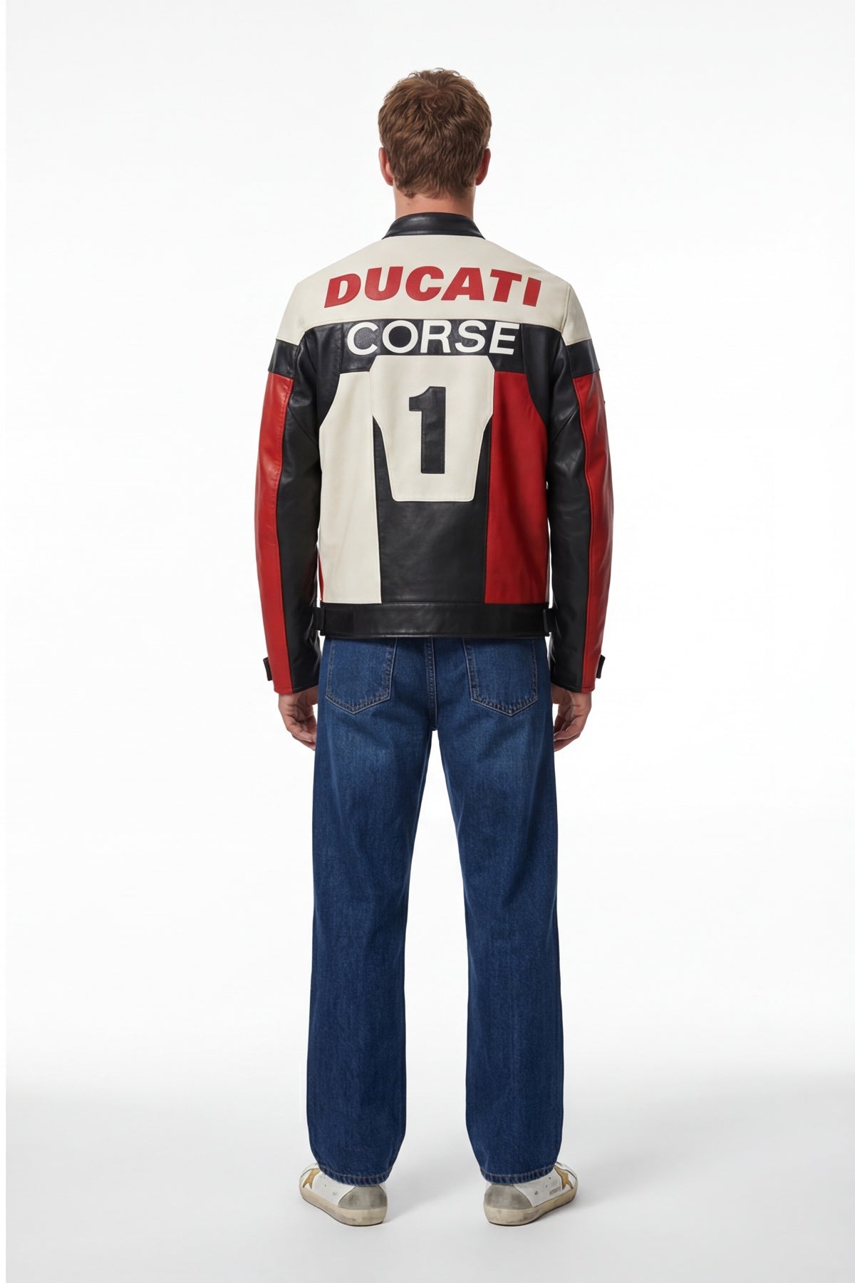 Ducati Corse Vintage Jacket – Red, White & Black