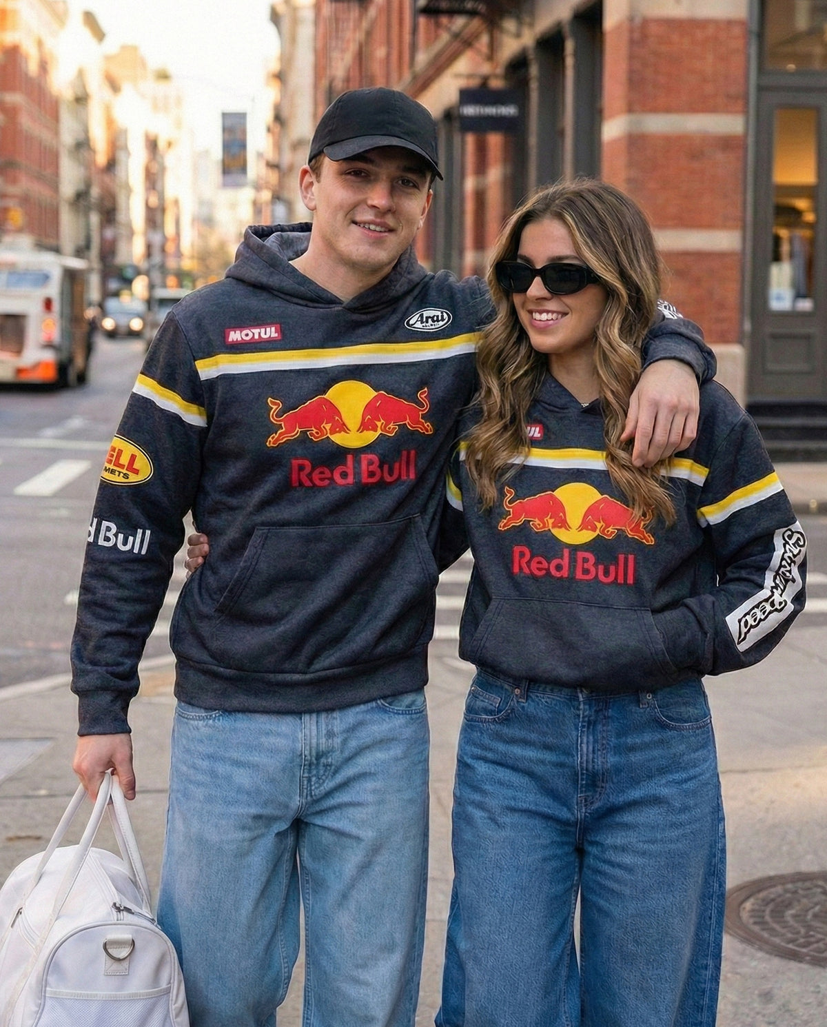 Red Bull x Alpinestars Vintage Hoodie – Contrast Piping
