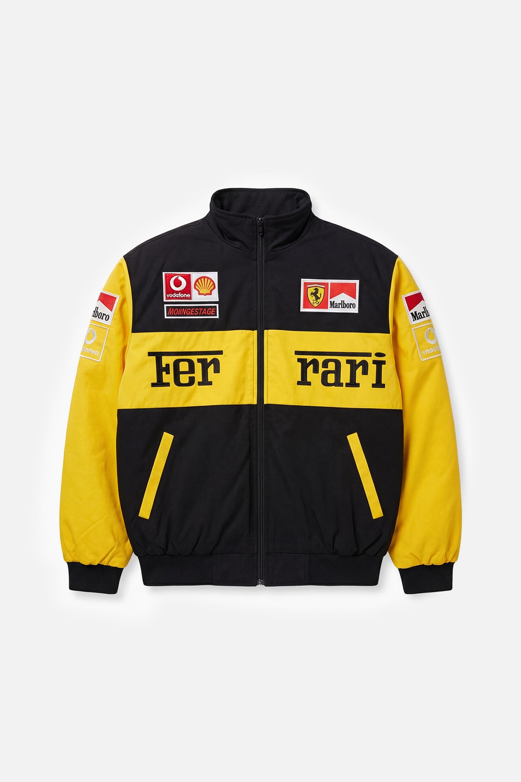 Scuderia Ferrari Vintage Jacket – Black & Yellow