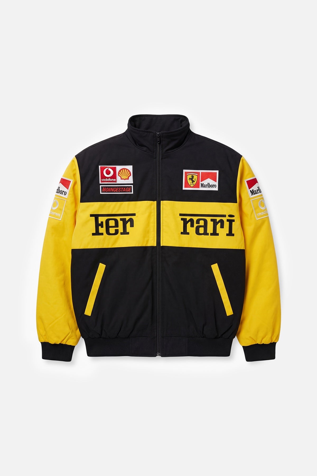 Scuderia Ferrari Vintage Jacket – Black & Yellow