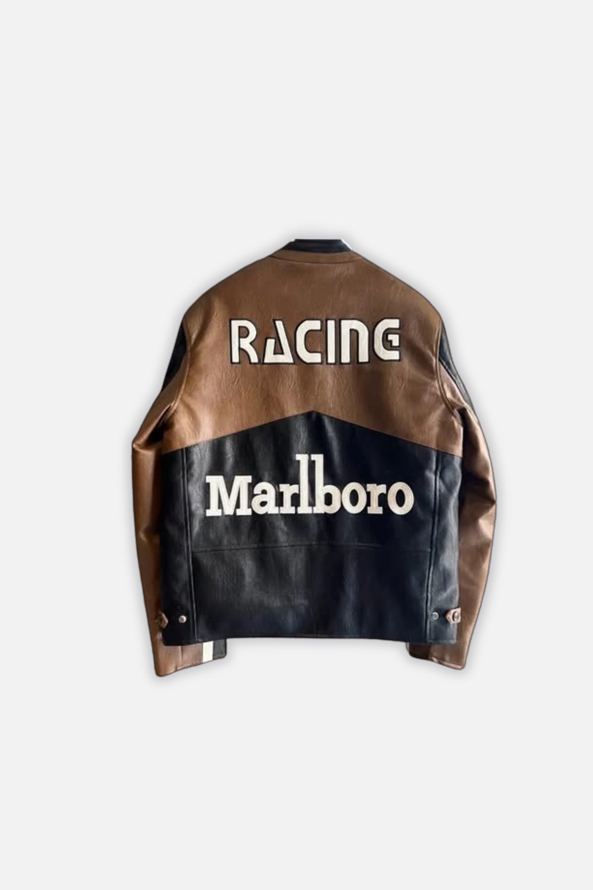 Marlboro Vintage Leather Jacket – Brown & Black