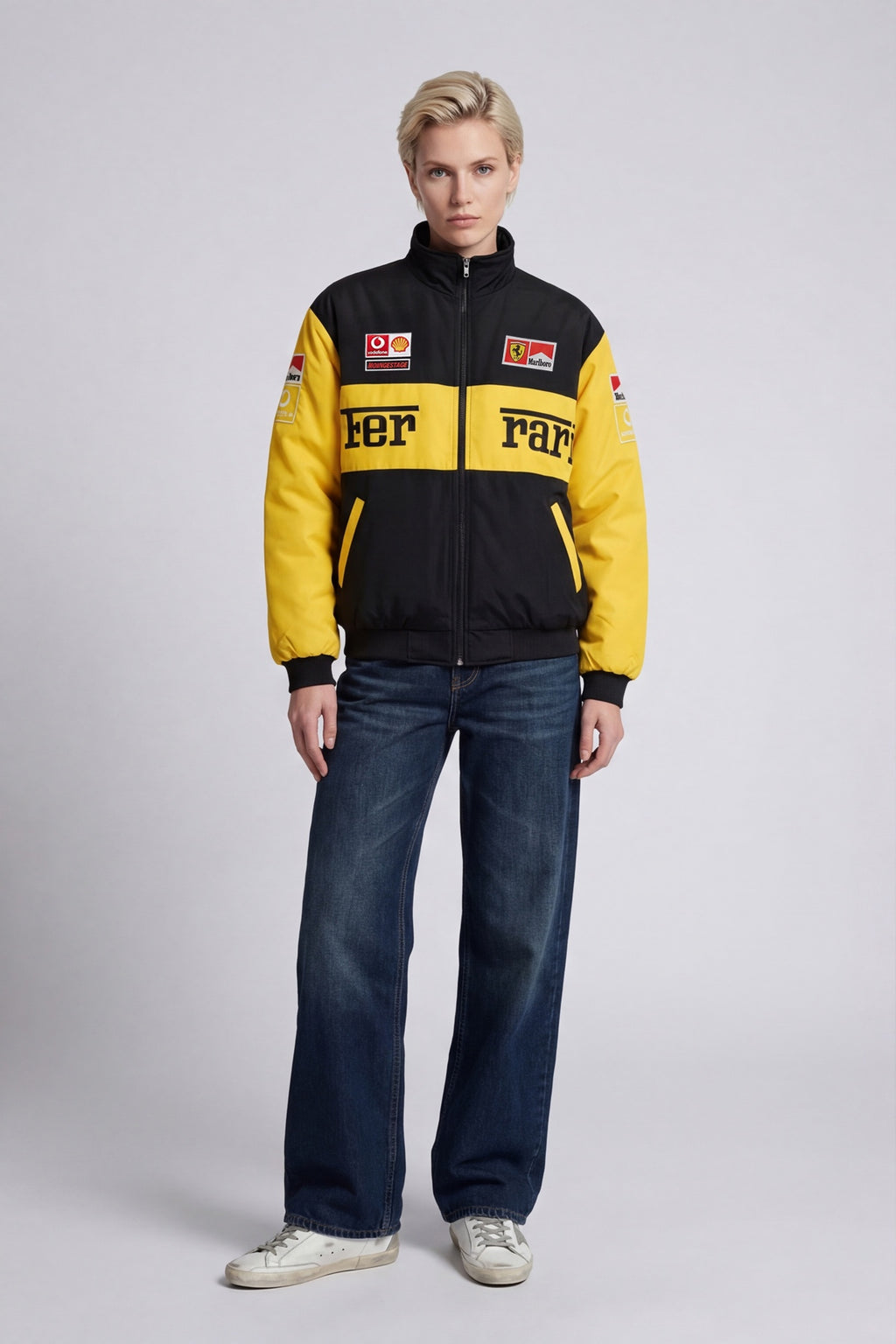 Scuderia Ferrari Vintage Jacket – Black & Yellow