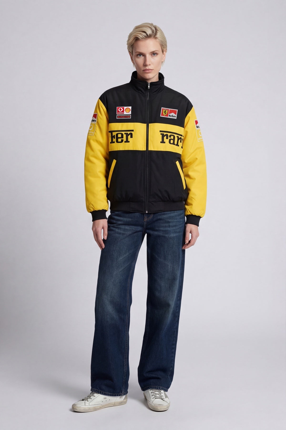 Scuderia Ferrari Vintage Jacket – Black & Yellow