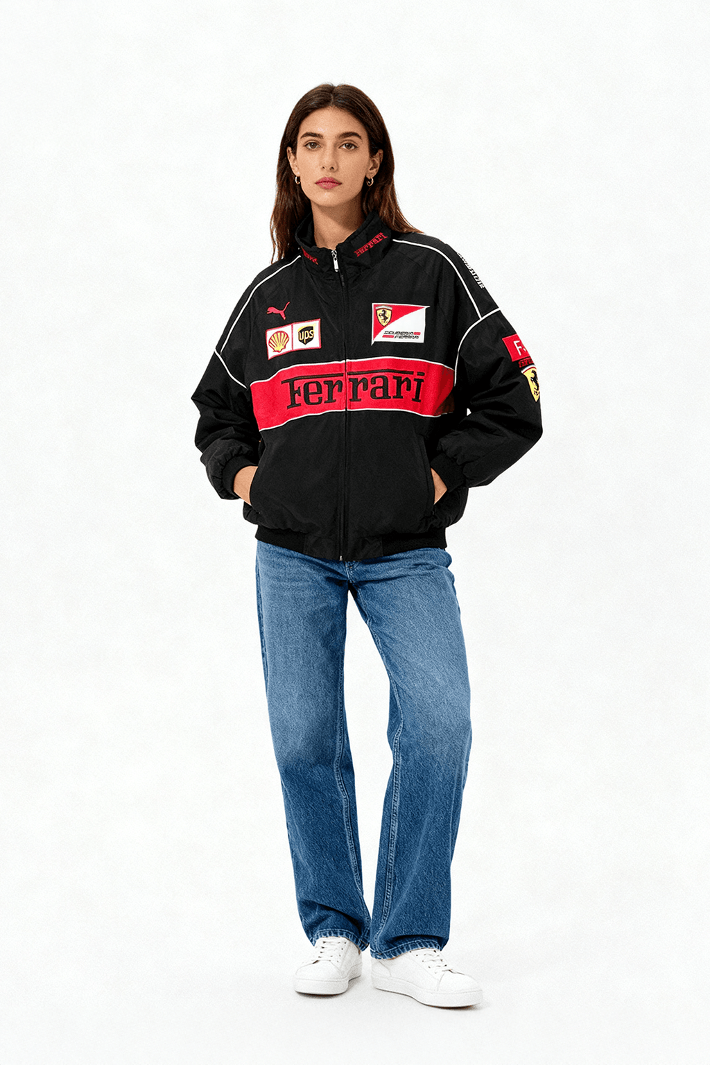 Scuderia Ferrari Vintage Jacket – Black