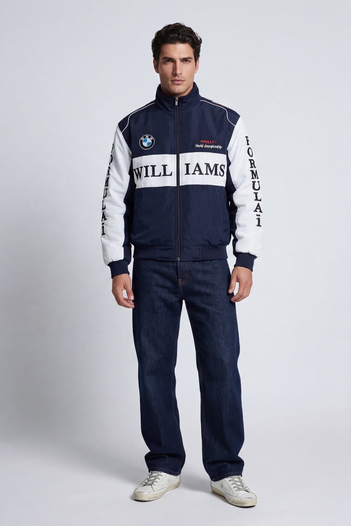 BMW Williams Vintage Jacket – Navy & White