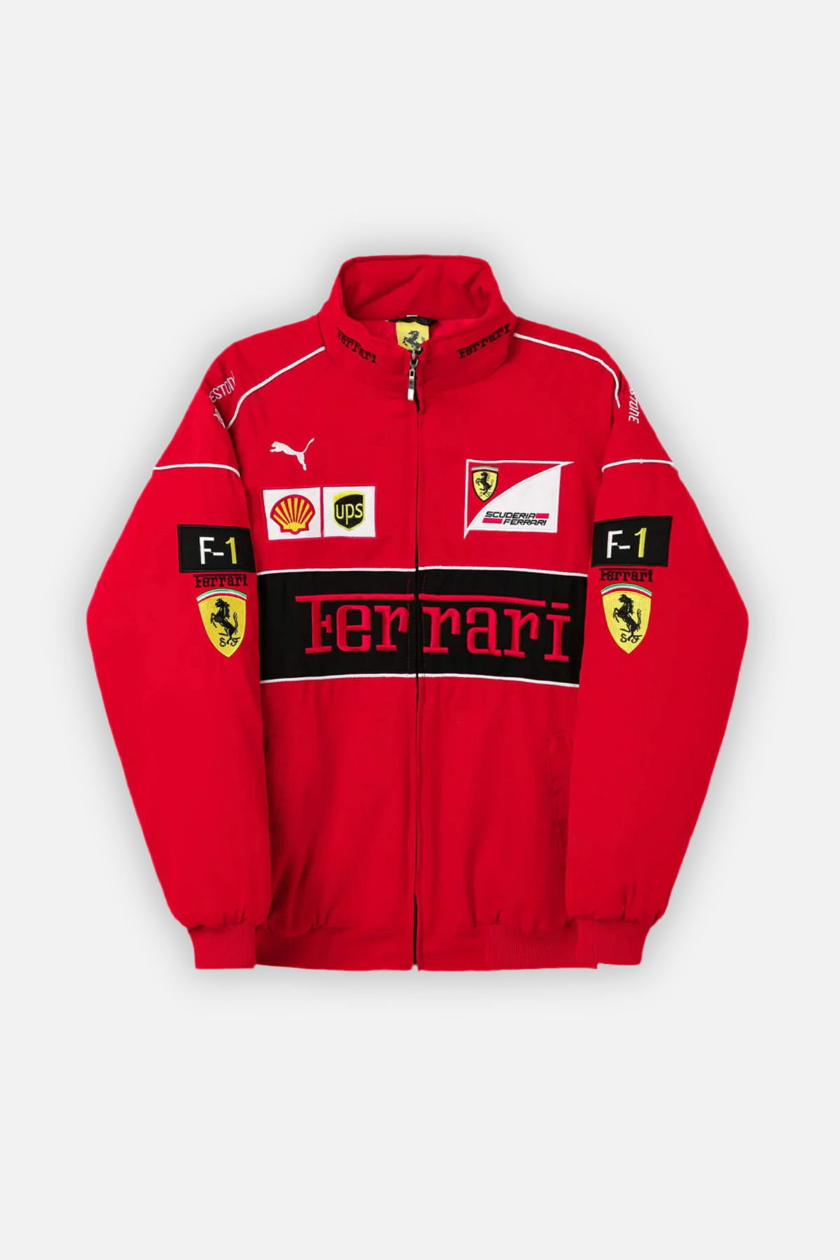 Scuderia Ferrari Vintage Jacket – Rosso Corsa