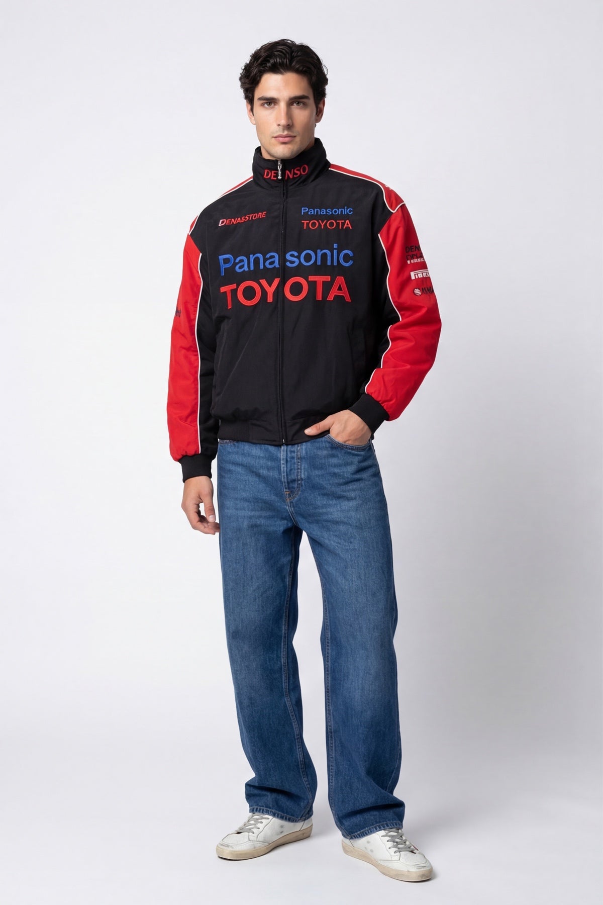 Panasonic Toyota Vintage Jacket – Black & Red