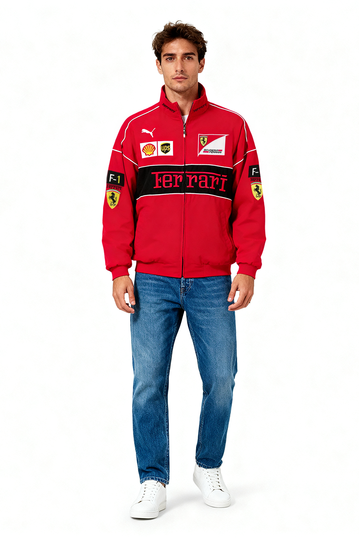 Scuderia Ferrari Vintage Jacket – Rosso Corsa