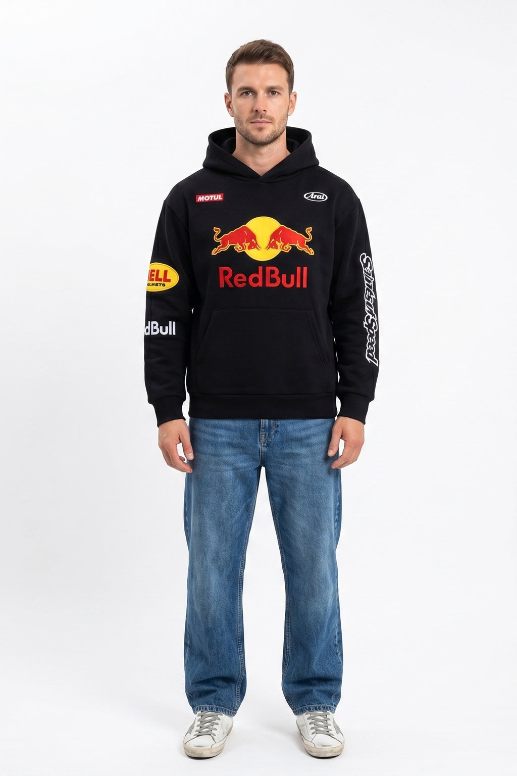 Red Bull x Alpinestars Vintage Hoodie – Black