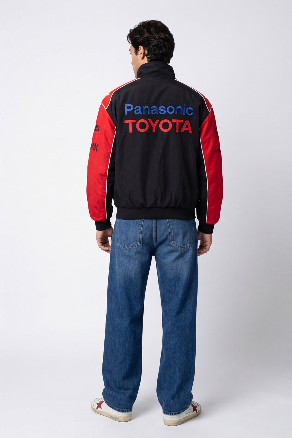 Panasonic Toyota Vintage Jacket – Black & Red