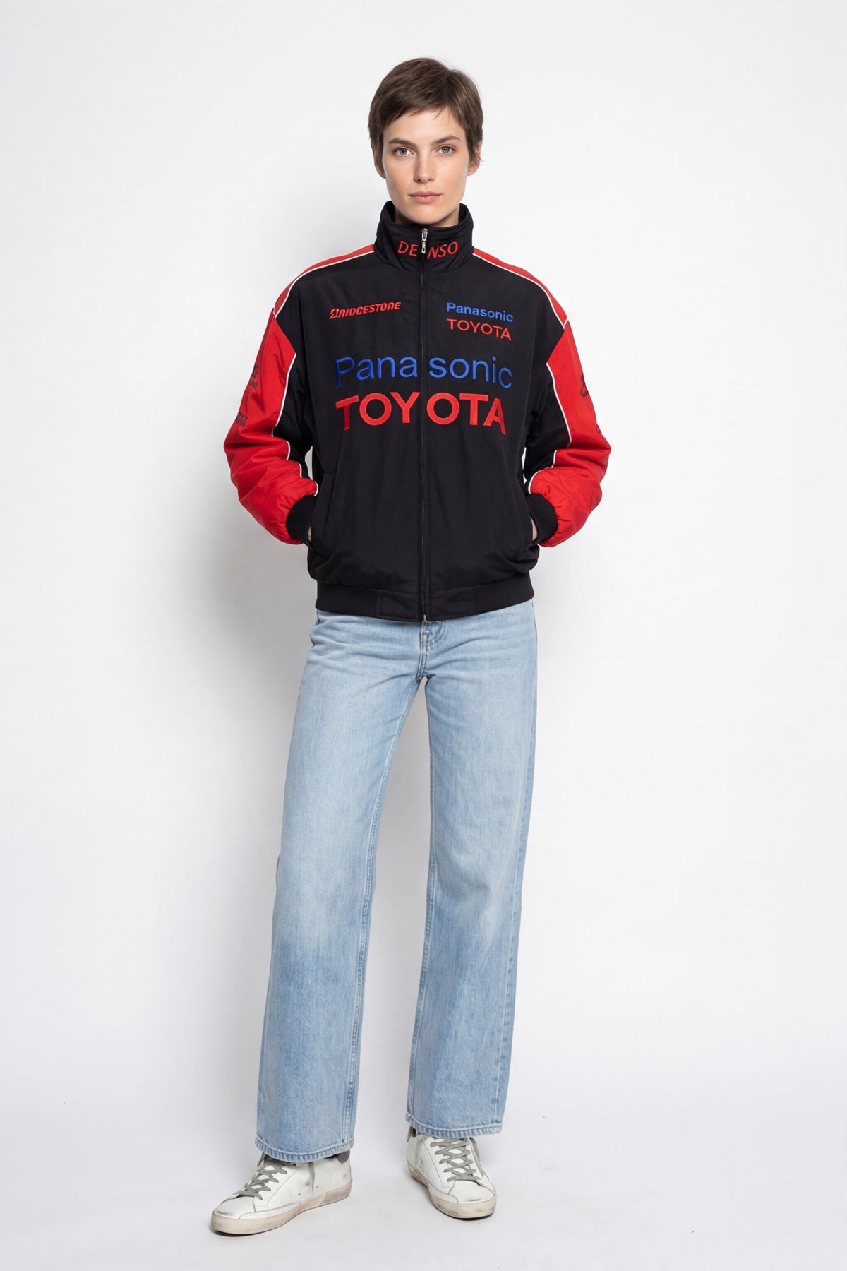 Panasonic Toyota Vintage Jacket – Black & Red