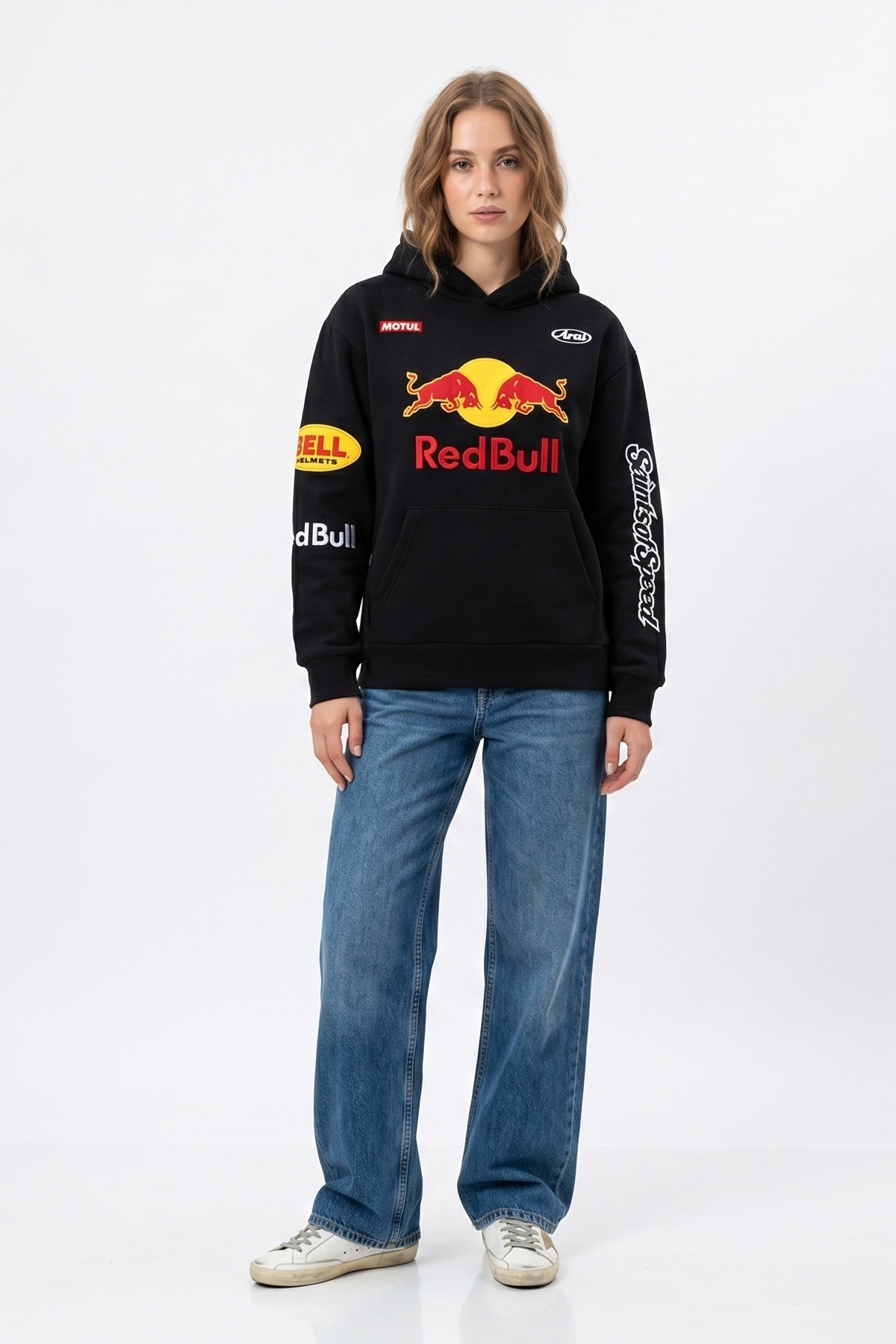Red Bull x Alpinestars Vintage Hoodie – Black