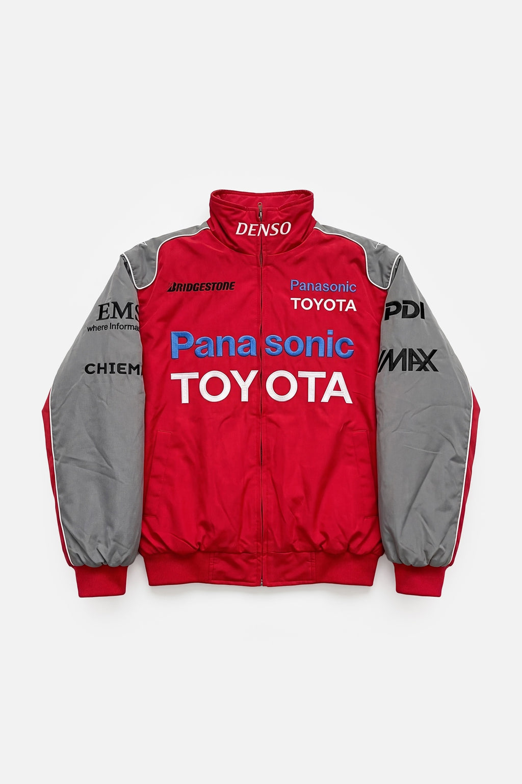 Panasonic Toyota Vintage Jacket – Red & Grey