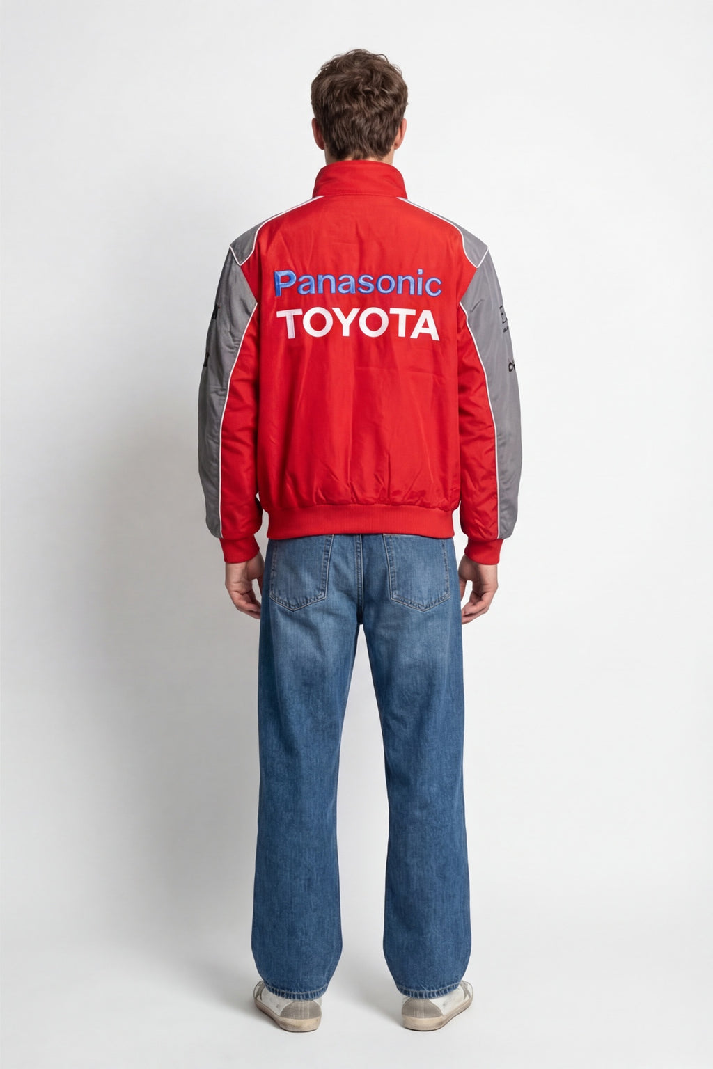 Panasonic Toyota Vintage Jacket – Red & Grey